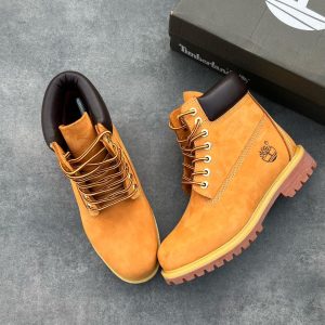 Timberland Men's Boot 6 Inch Premium •Wheat Nubuck