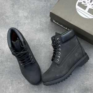 Timberland Men's Boot 6 Inch Premium •TRIPLE BLACK